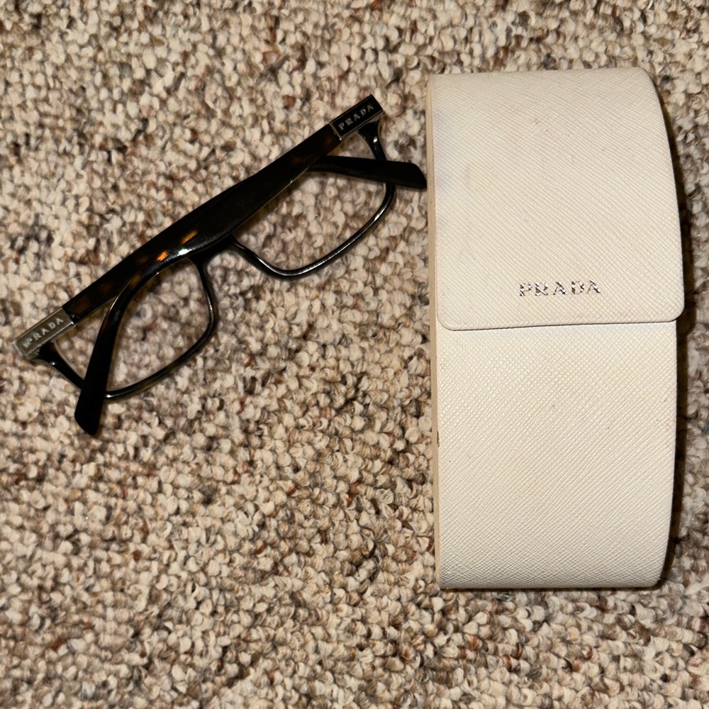 Prada Glasses & Case - image 1